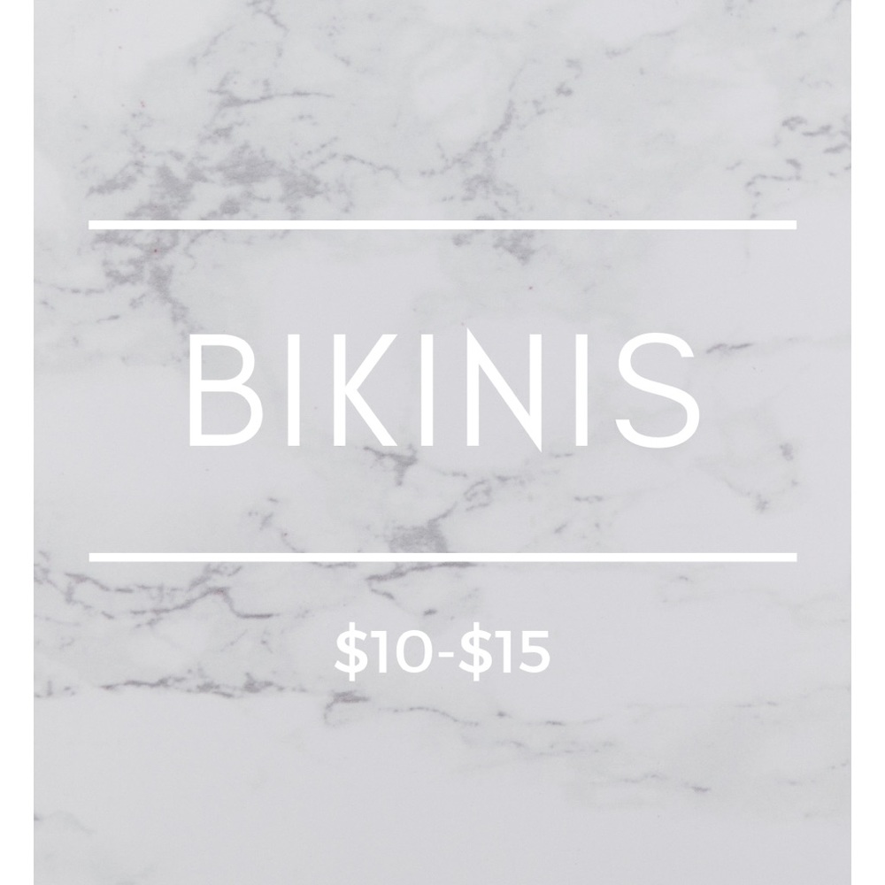 Bikini tops, bottoms & sets!!